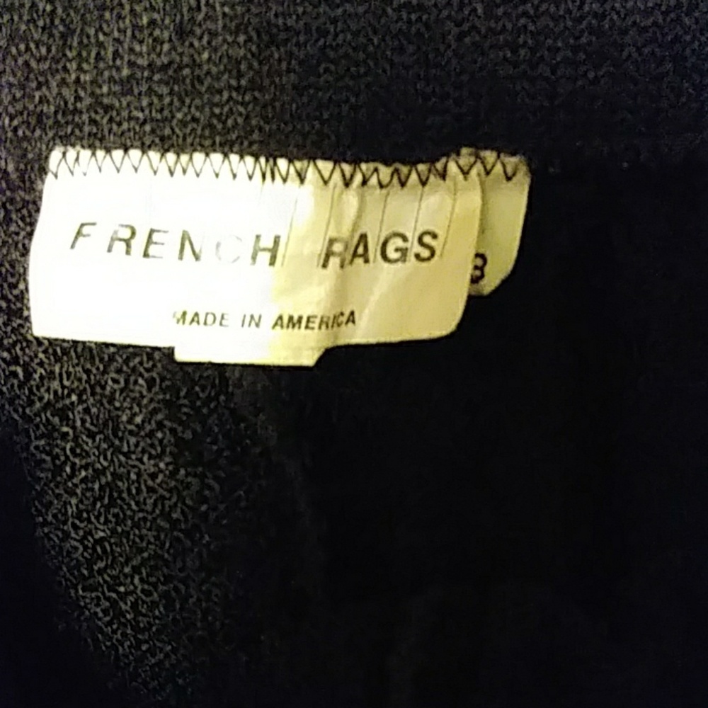 Vintage French Rags Rayon Knit Pants Sz 3 - Picture 4 of 4